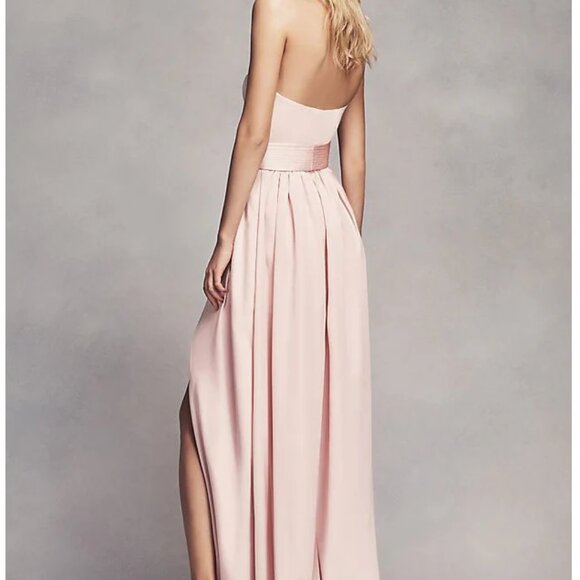 VERA WANG WHITE Strapless Long Matcha Style 36201760 DAVIS BRIDAL - Picture 14 of 16